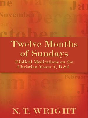 cover image of Twelve Months of Sundays